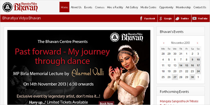 Bhavan.net website redesign